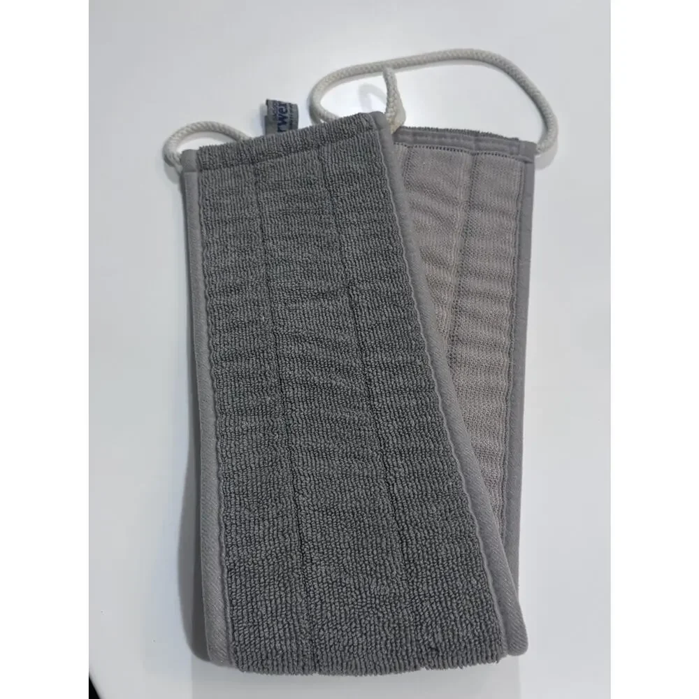 Norwex Back Scrubber Grey Baclock Microfiber EUC